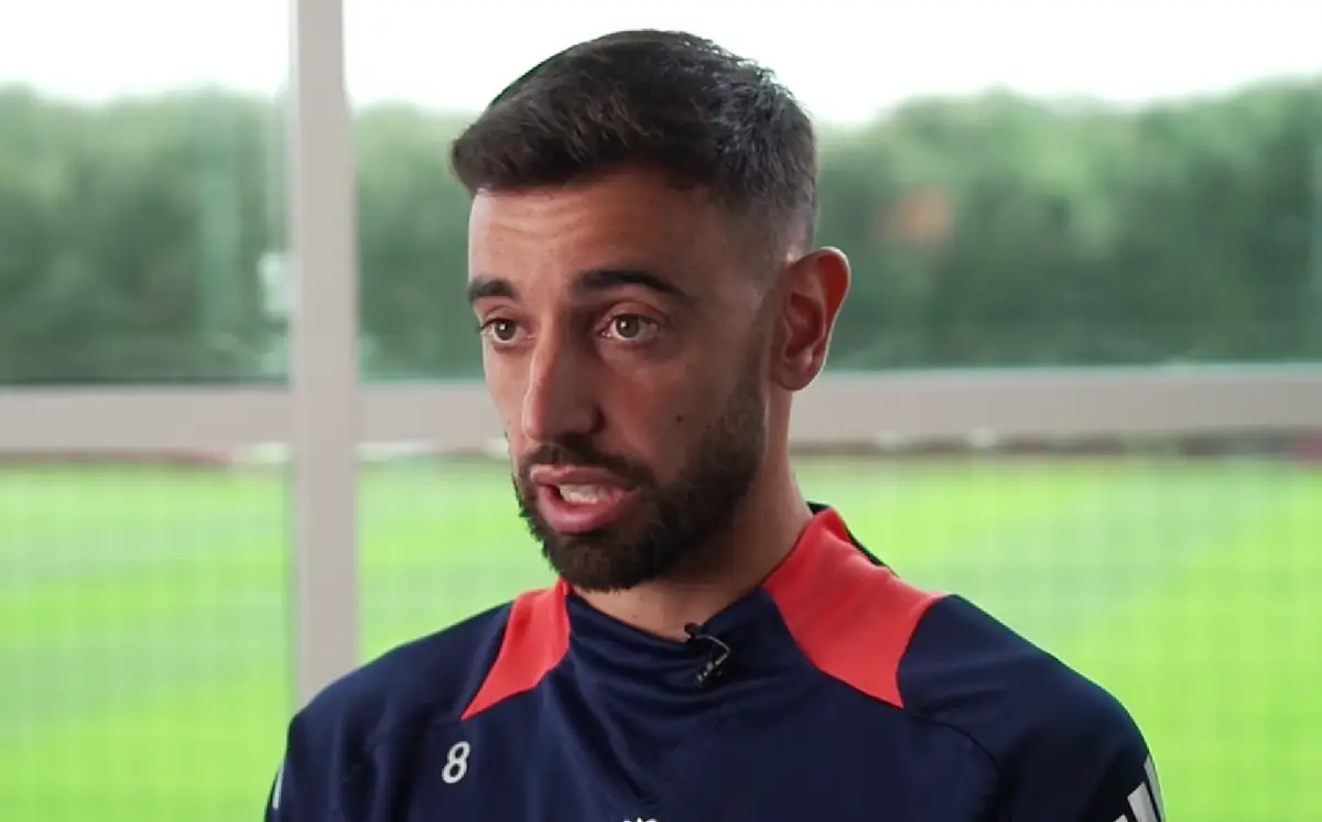 Bruno Fernandes skomentował zwolnienie Erika ten Haga