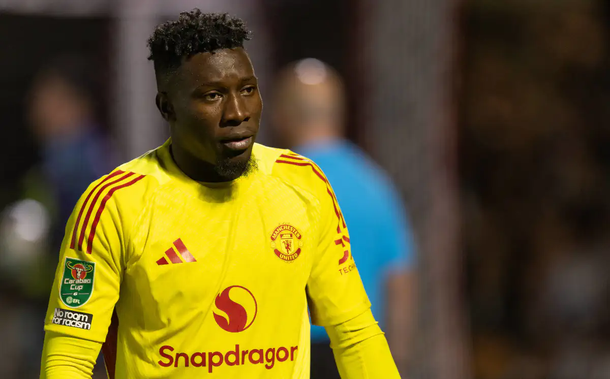 Zamiary Andre Onany różnią się od planów Manchesteru United