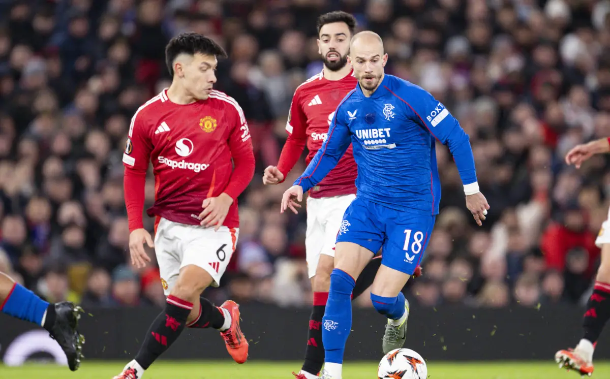 Manchester United - Rangers 2:1. Kuriozalna bramka, nerwowa końcówka i Bruno na ratunek!