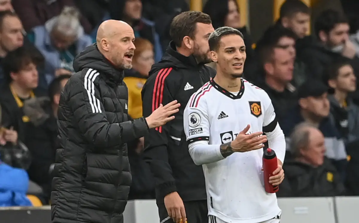 Ten Hag o transferze Antony’ego do Bayeru. „Jest dla mnie jak syn”